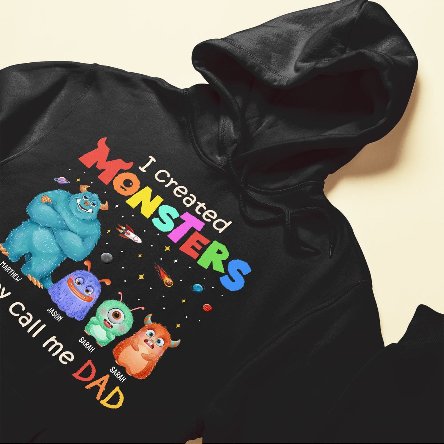Father's Day Gifts, I Create Monsters They Call Me Dad - Personalized Shirt