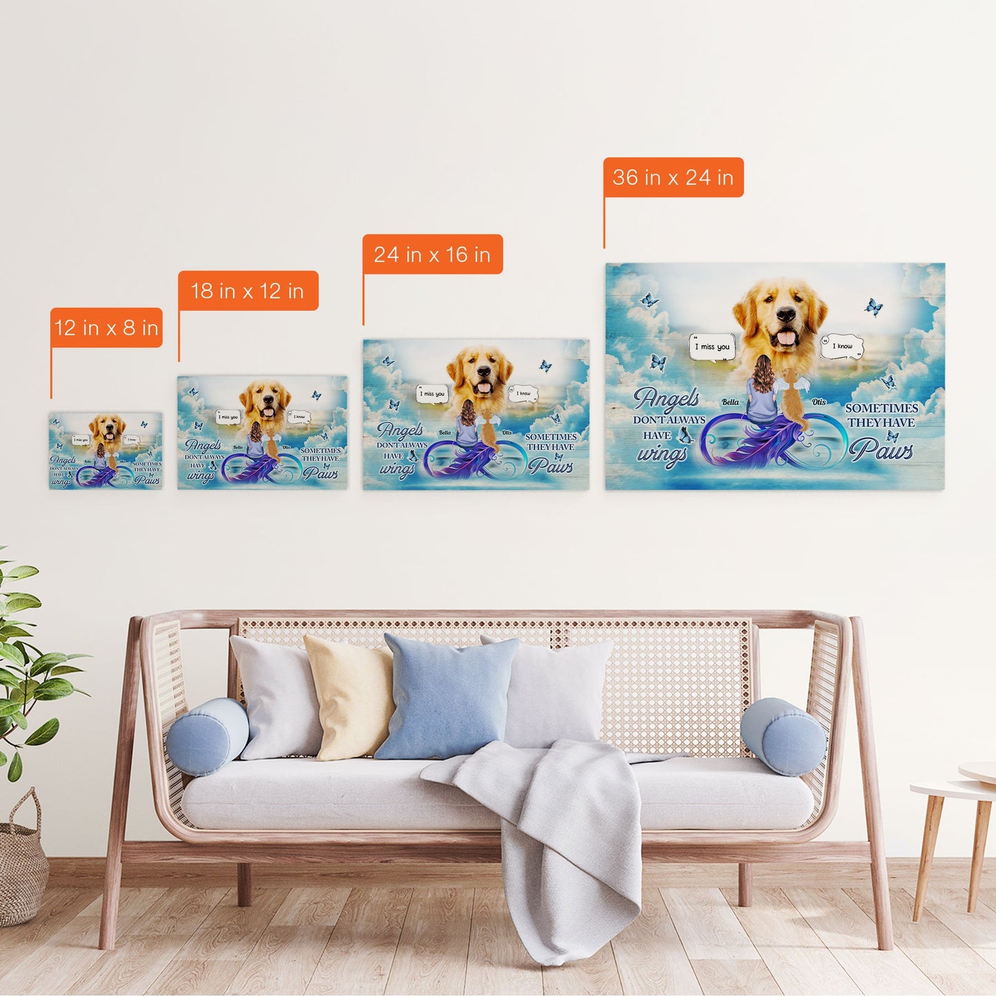 I Still Miss You Pet Memorial - Personalized Photo Wrapped Canvas