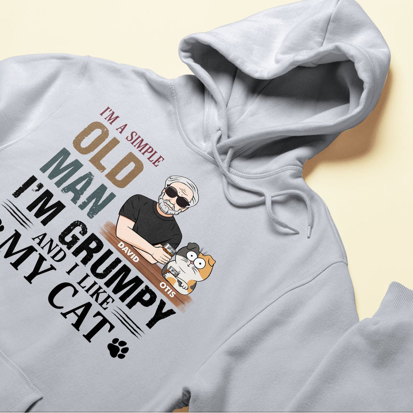 Father's Day Gifts, I'm A Simple Old Man - Personalized Shirt