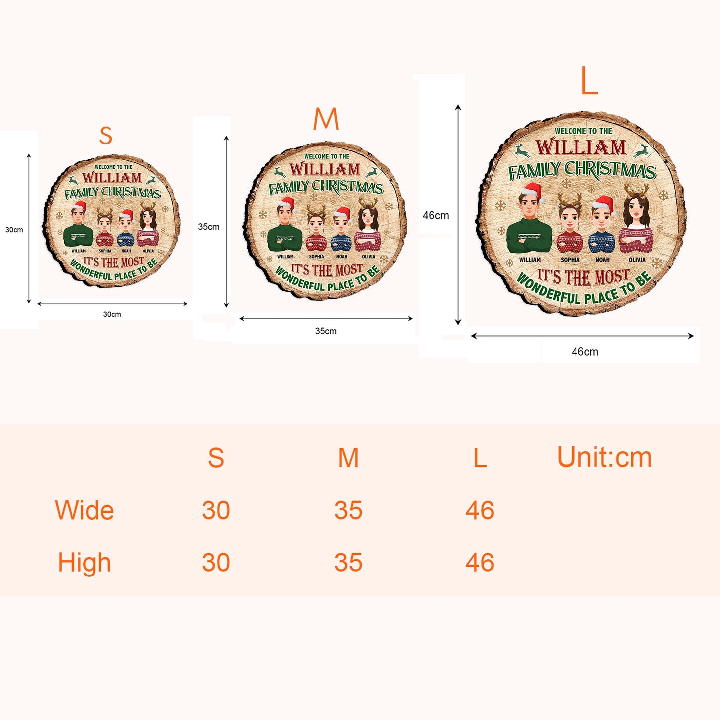 It's The Most Wonderful Place To Be - Personalized Wood Sign