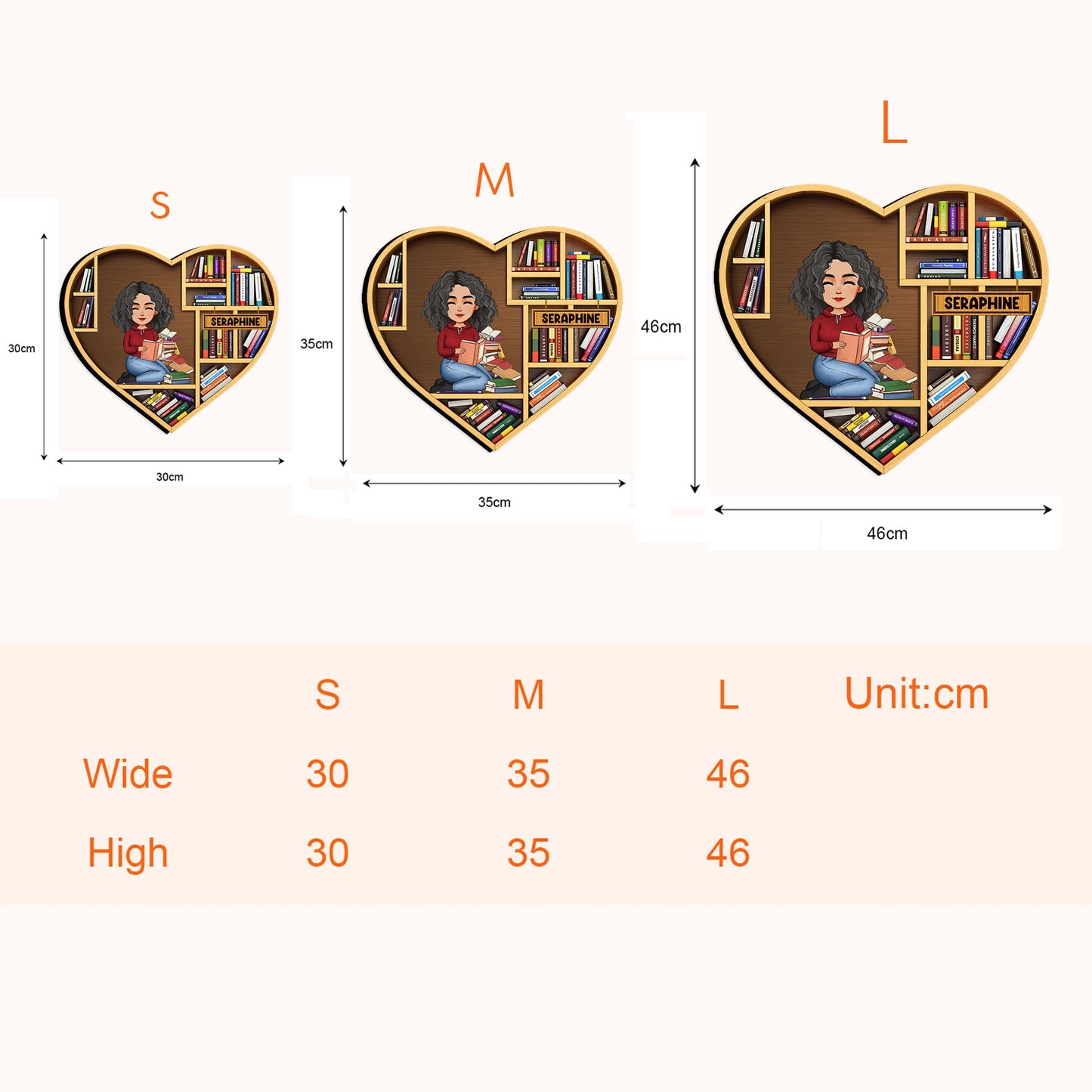 Just A Girl Who Loves Books - Personalized Custom Shaped Wood Sign