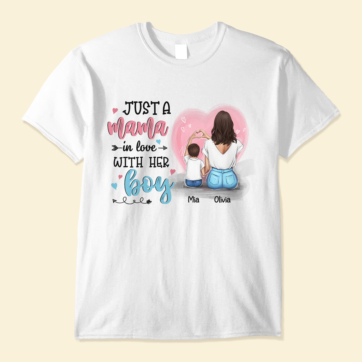 Boy and Girl Mama Shirt, Mothers Day Shirt, Gift For Mom, Mothers