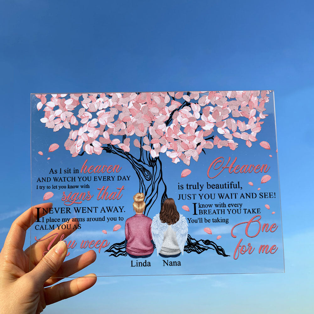 Love From Heaven - Personalized Acrylic Plaque