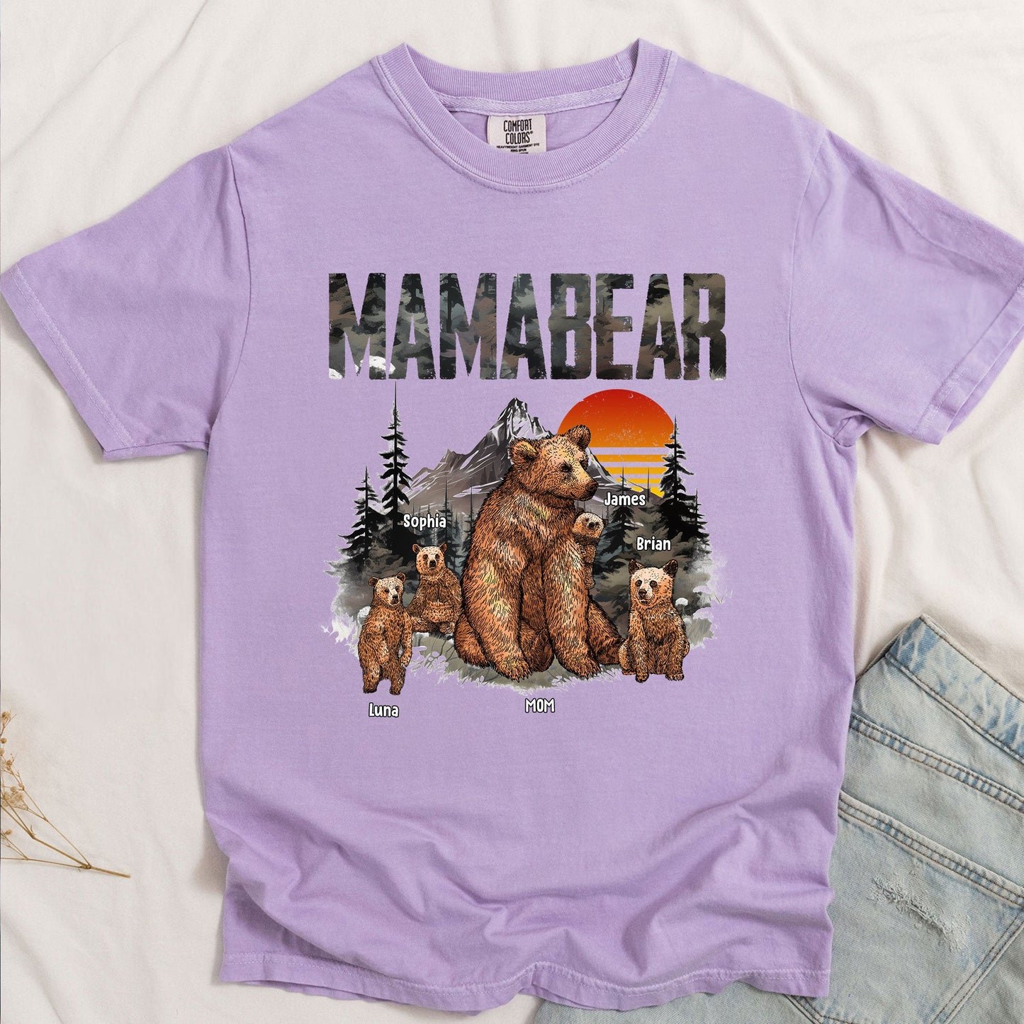 Mamabear - Personalized Comfort Tee