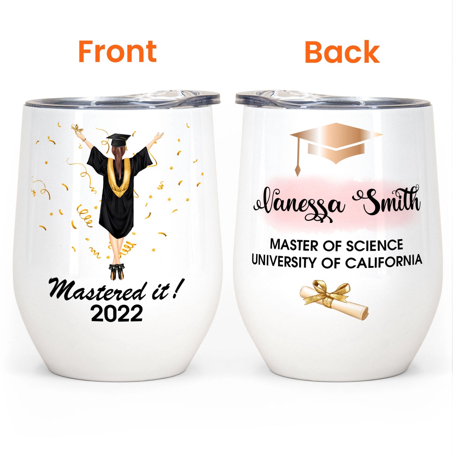 Mastered It ! - Personalized Wine Tumbler