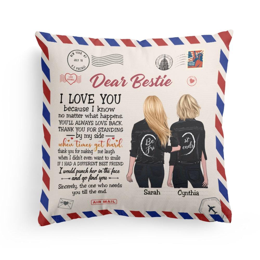 Thank You For The Laughter Friendship - Personalized Pillow (Insert In –  Macorner