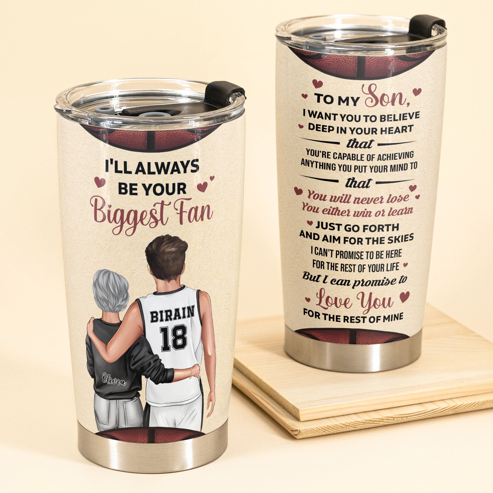 To My Mom, I Will Always Be Your Little Boy - Tumbler Cup