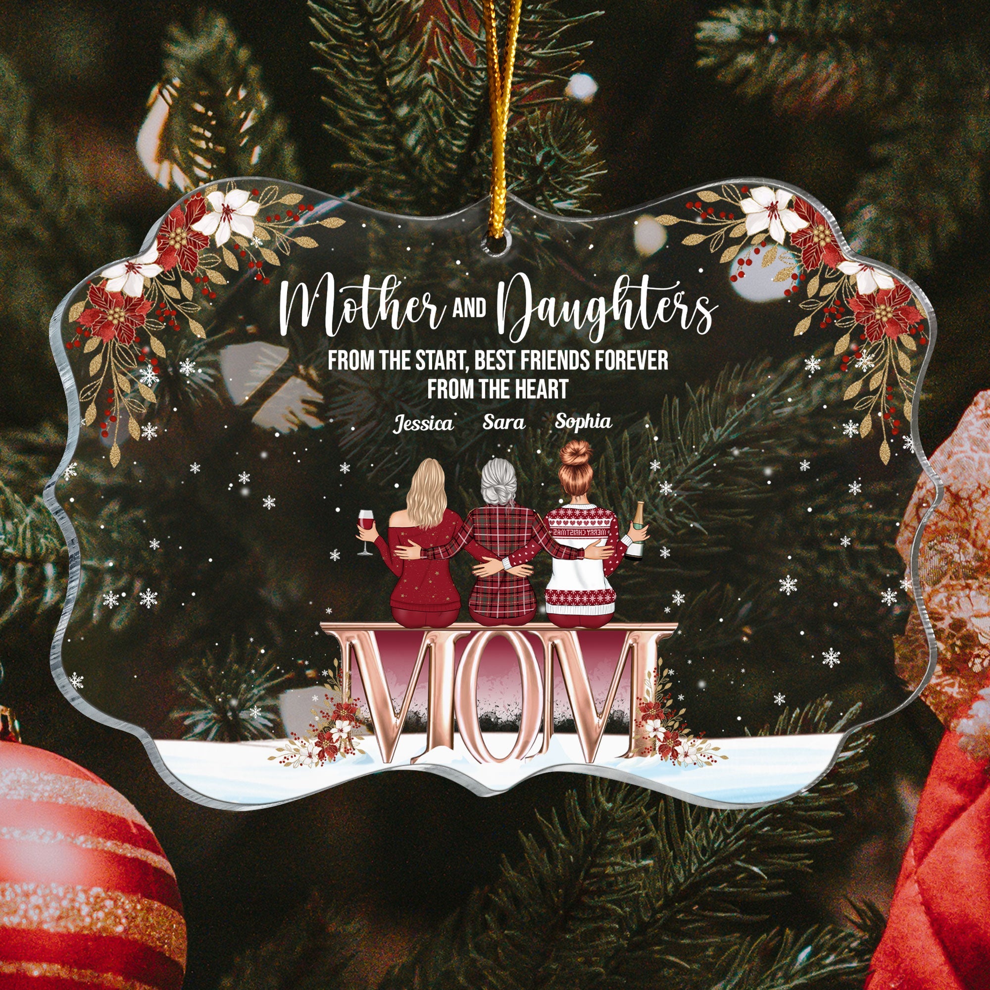 Ornament Best Friends Pregnant Together Gifts From Daughter