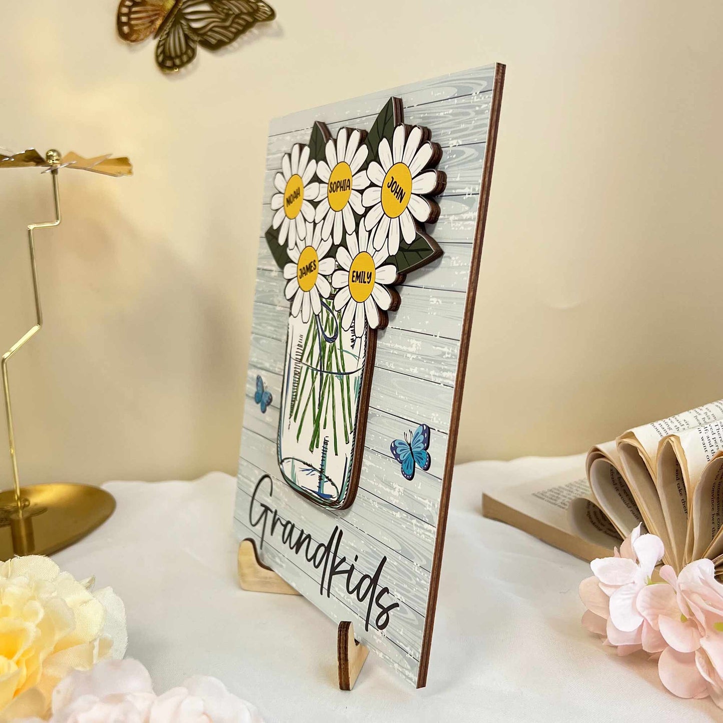 Our Grandkids - Personalized Wooden Plaque