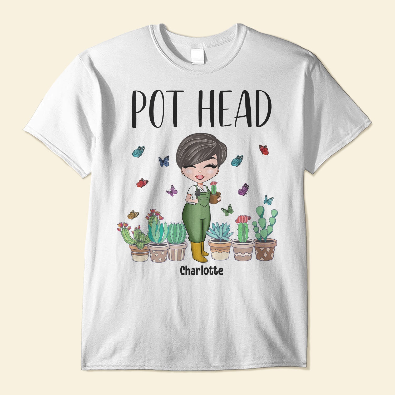 gifts for the pothead Pot Head - Personalized Shirt - Gift For Gardeners