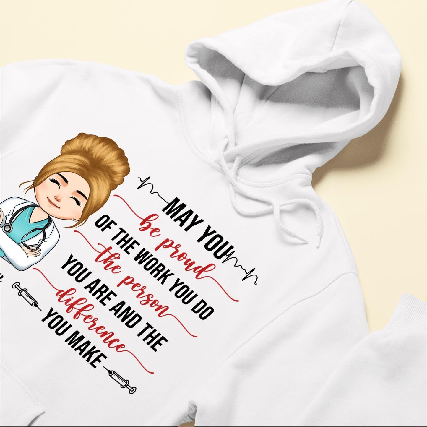 Proud Of The Work You Do #Nurselife - Personalized Shirt - Birthday Gift For Nurse, Doctor