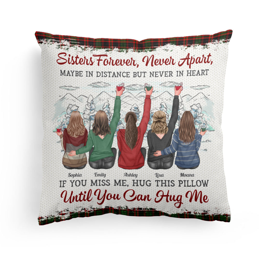 Sisters Forever - Personalized Pillow (Insert Included) – Macorner