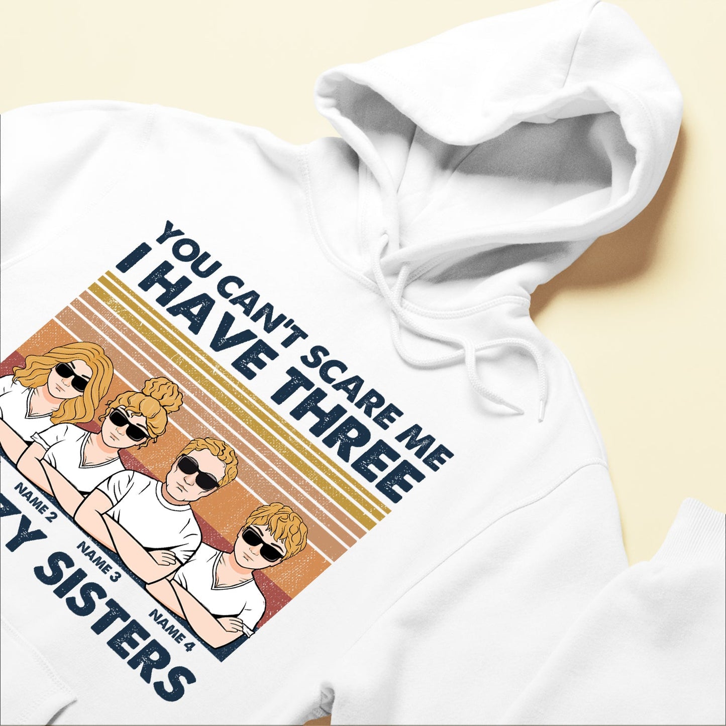 Sister Brother Funny - Personalized Shirt - Birthday Gift For Brother - You Can't Scare Me