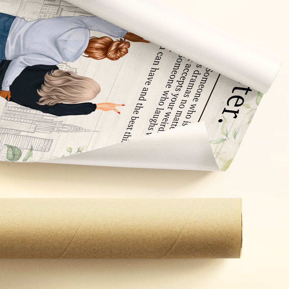 Soul Sister An Irreplaceable Person - Personalized Poster - Christmas Gift For Friends, Besties, Soul Sister