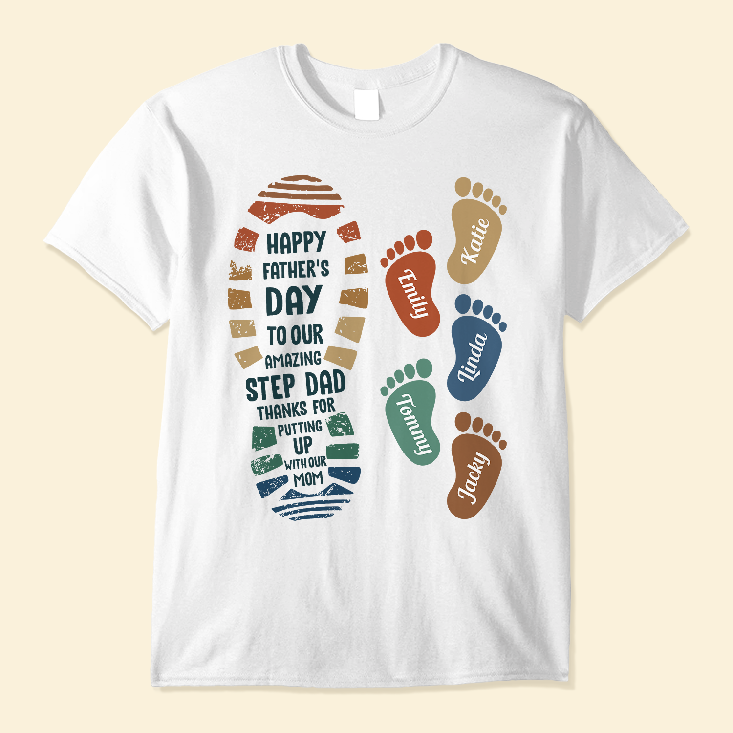 Thanks For Putting Up With Our Mom Personalized Shirt Birthday