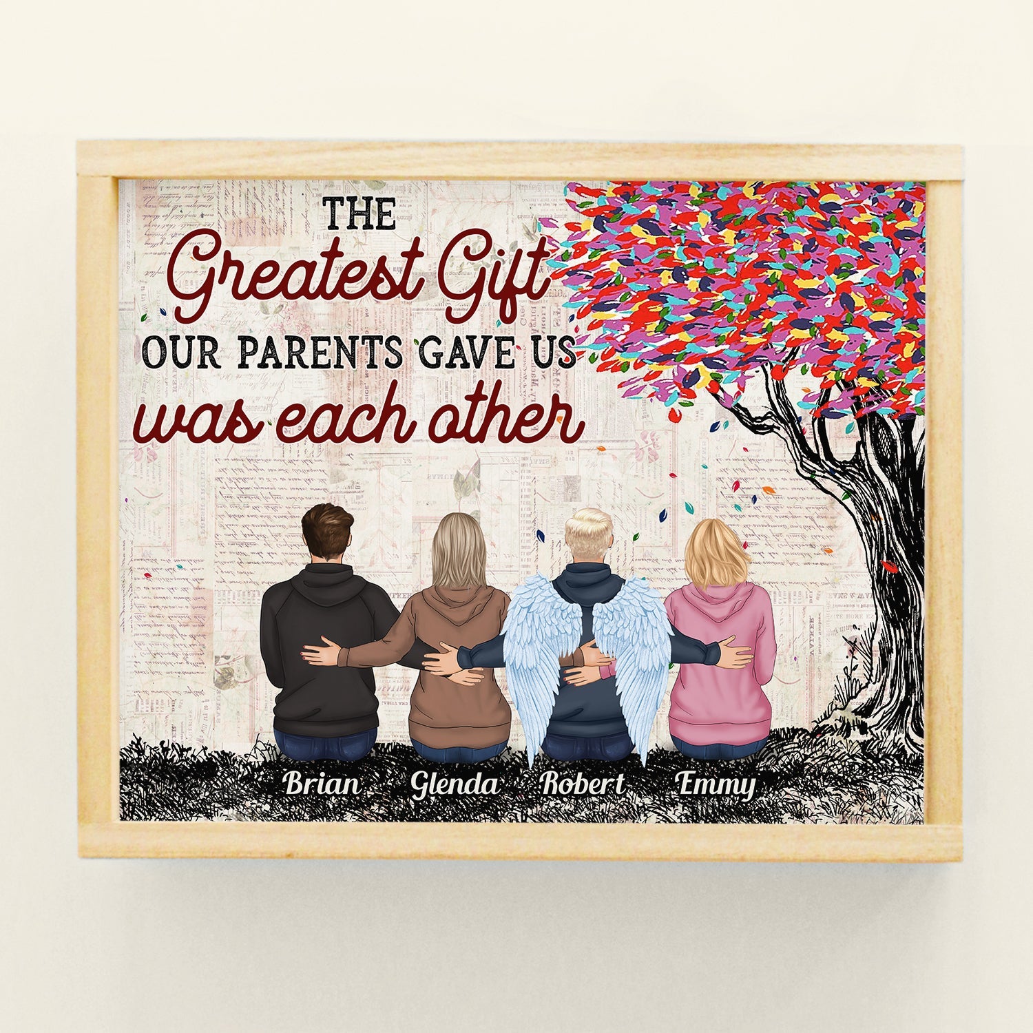 Mothers Day Family Gift Personalized Family Print New Home Gift Family and  Pets Family Mom Gift Portrait Personalized Gifts for Mom Dad Gift 