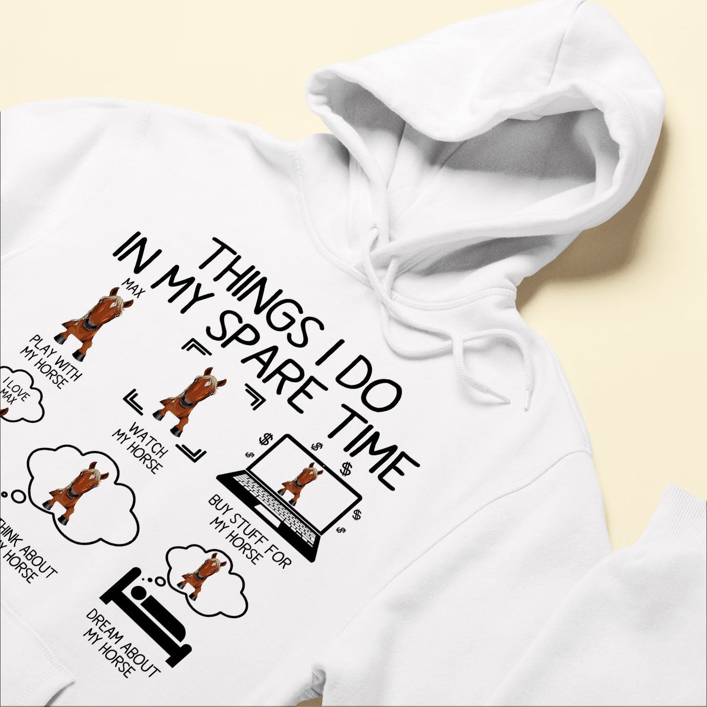 Things I Do In My Spare Time Horse - Personalized Shirt