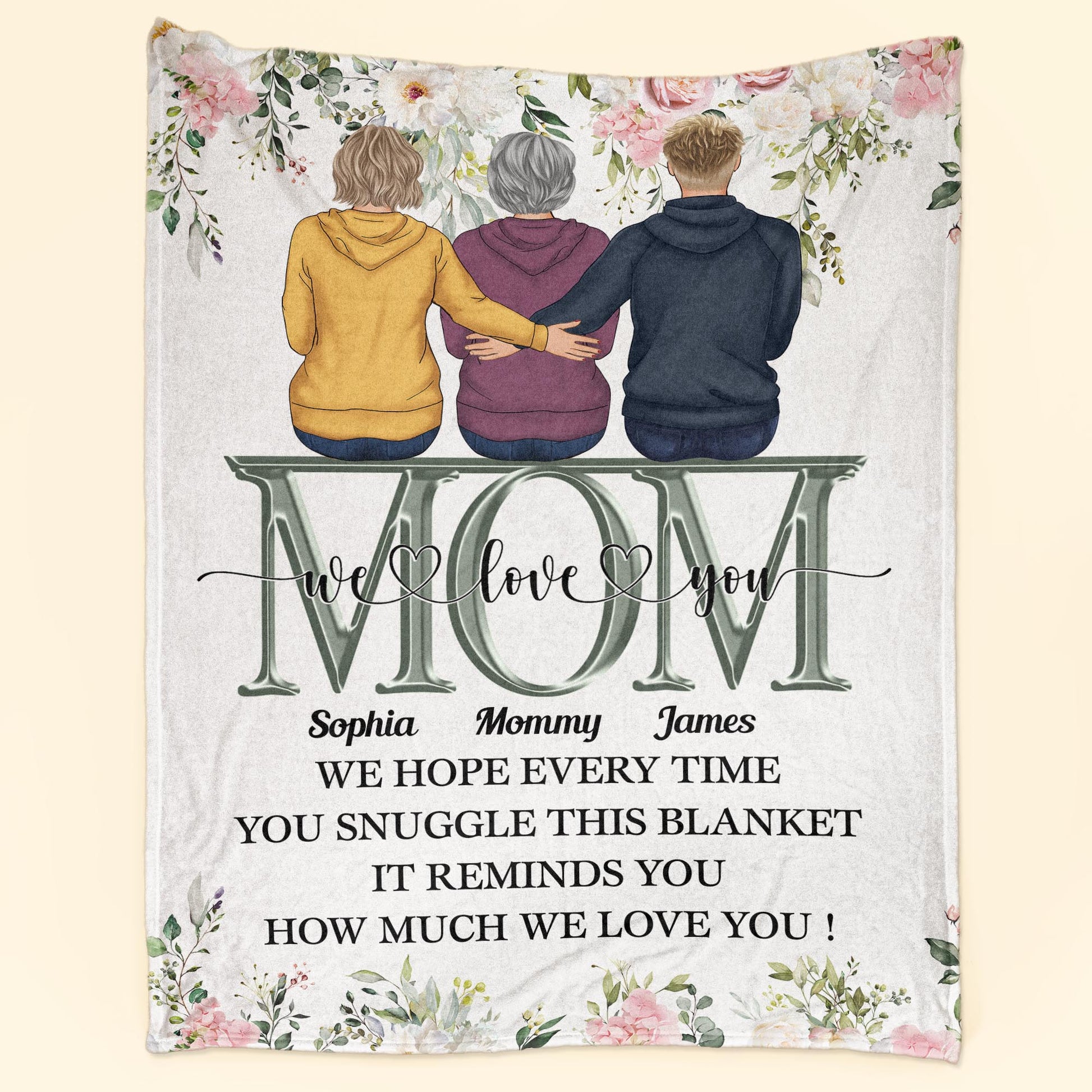 This Blanket Reminds You How Much We Love You - Personalized Blanket - Birthday, Mother's DayGift For Mom, Mother, Mama