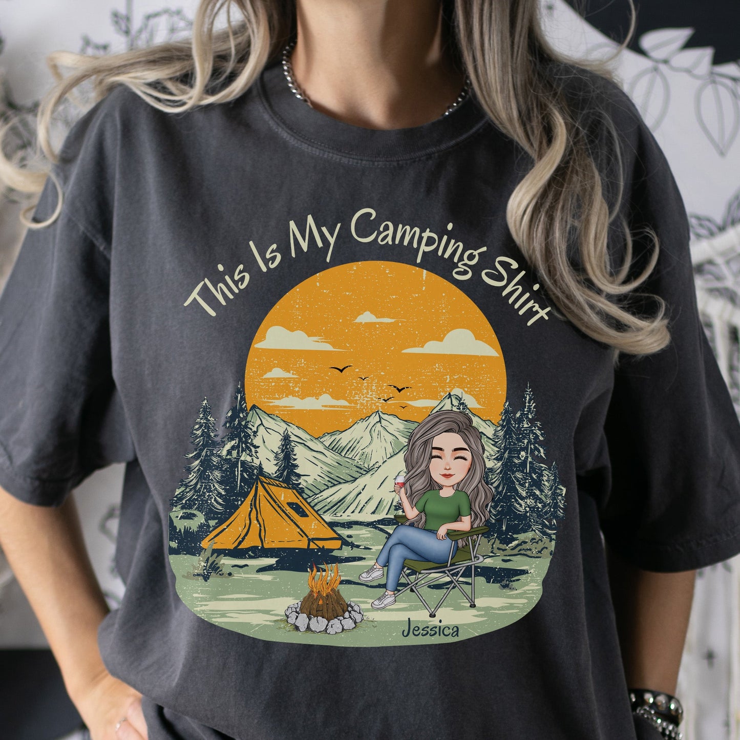 This Is My Camping Shirt - Personalized Comfort Tee