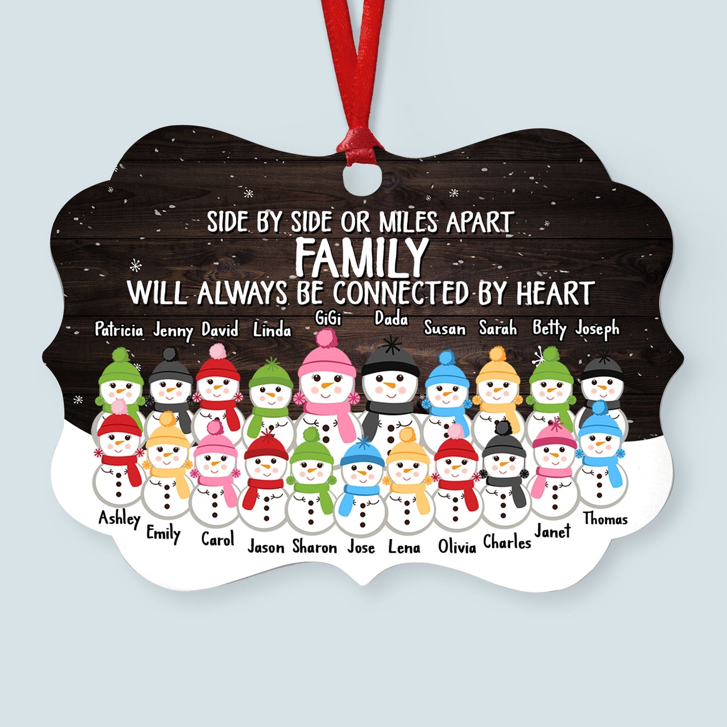 This Is Us A Whole Lot Of Love - Personalized Family Ornament - Christmas Gift For Grandma
