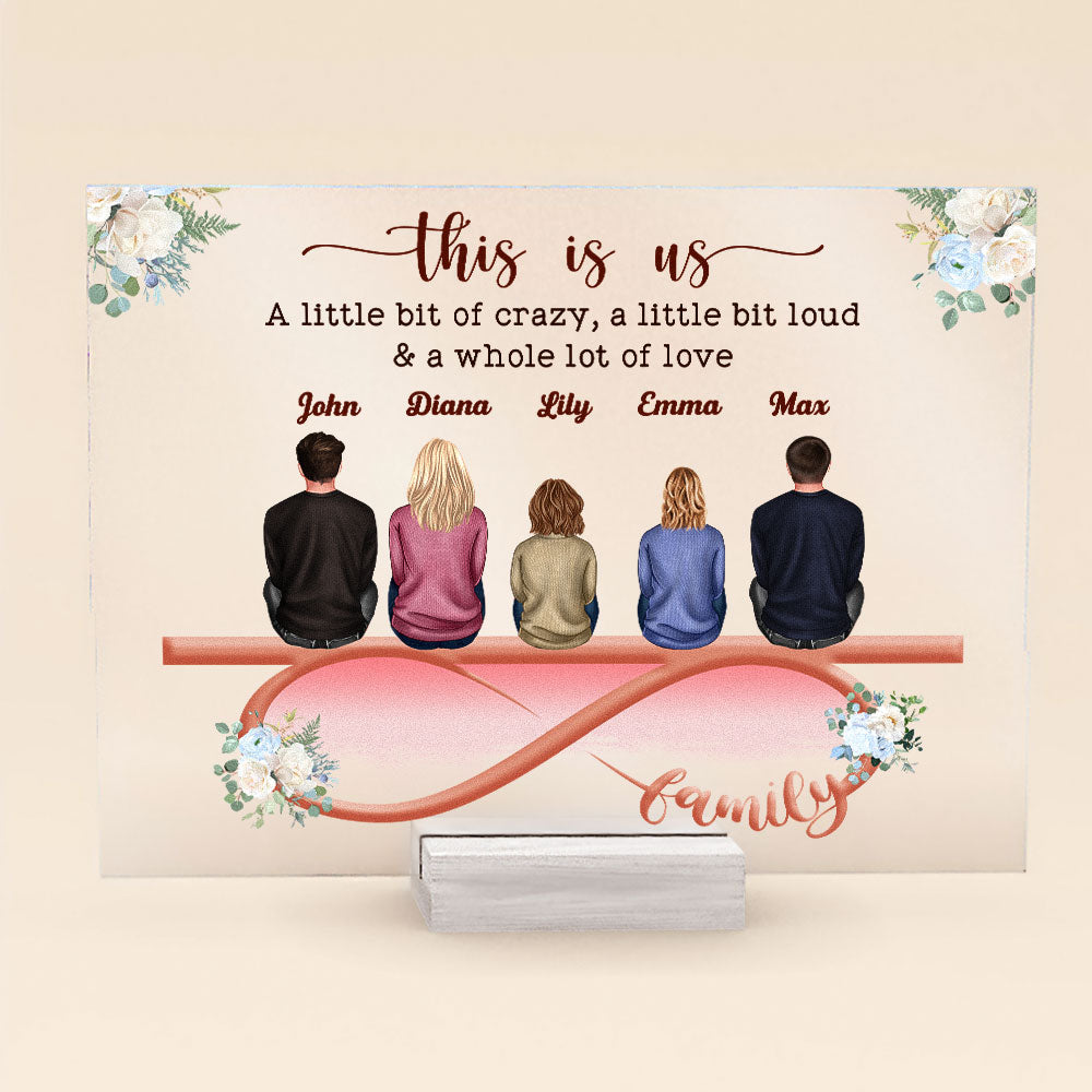 To Us You Are The World - Personalized Acrylic Plaque – Macorner