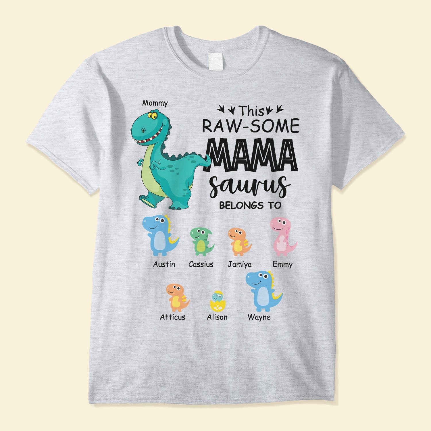 Mother Custom Tumbler Mamasaurus You Are My Favorite Dinosaur Personalized  Gift