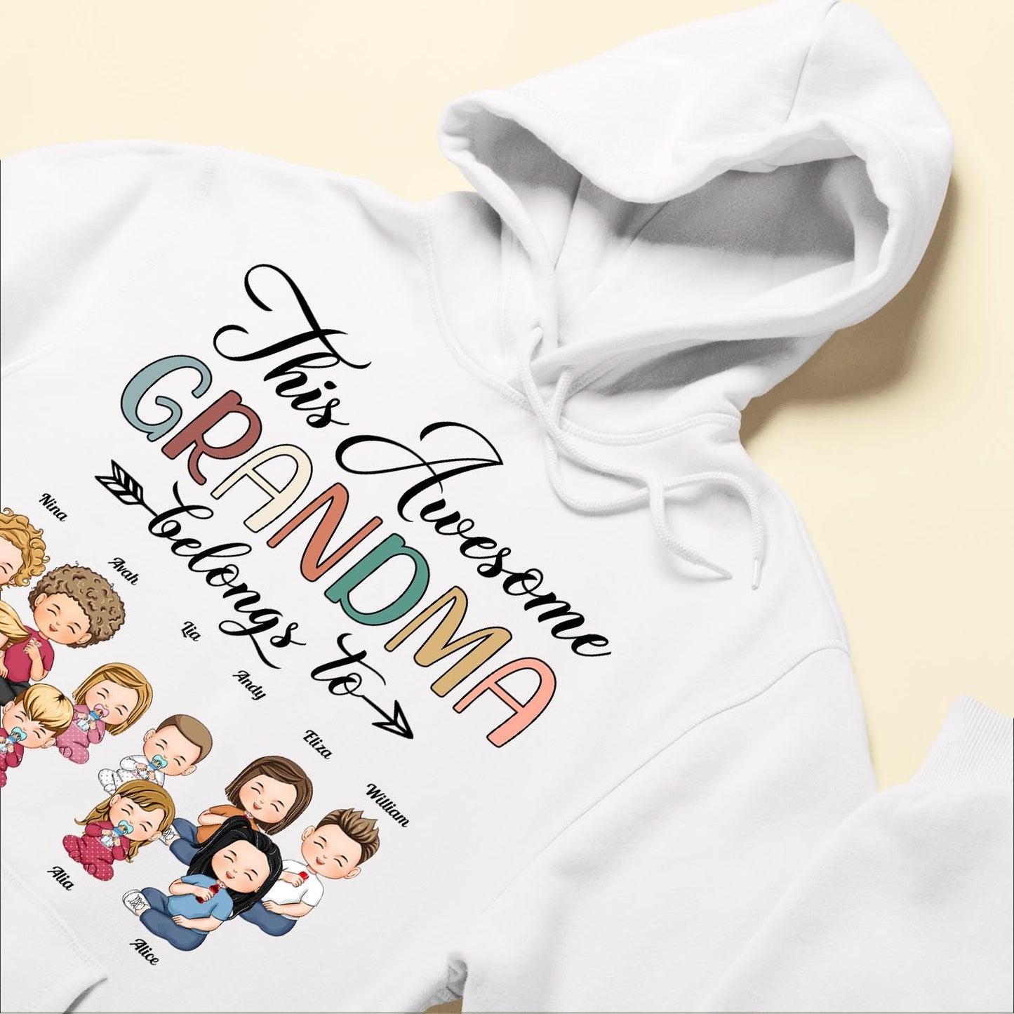 This Awesome Grandma - Personalized Shirt - Birthday, Loving Gift For Grandma, Nana, Gigi