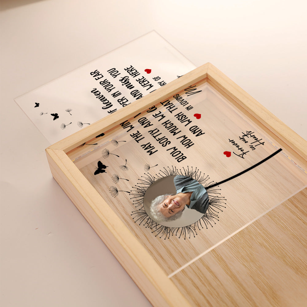 We Love And Miss You - Personalized Photo Frame Light Box