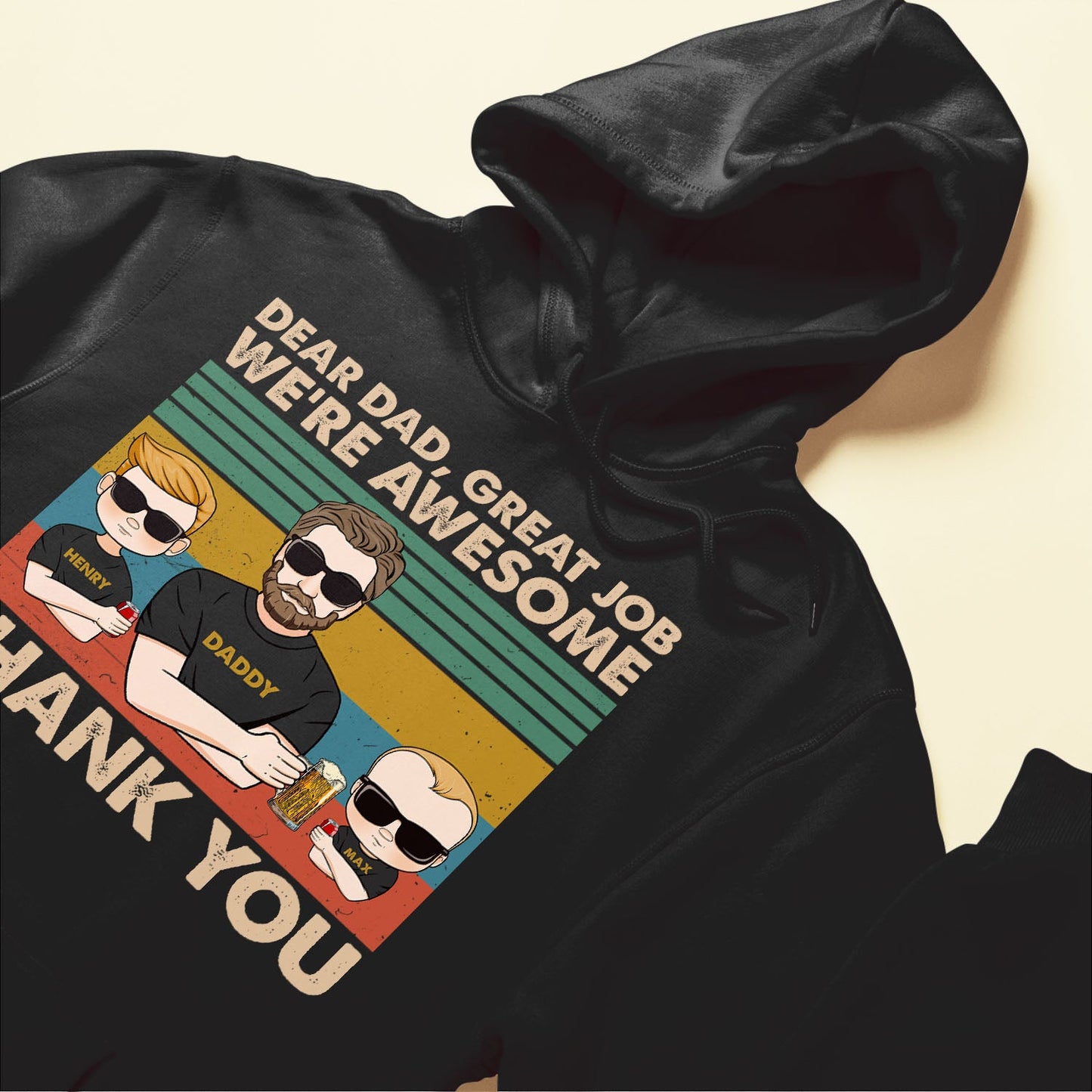 We're Awesome Thank You - Personalized Shirt Father's Day