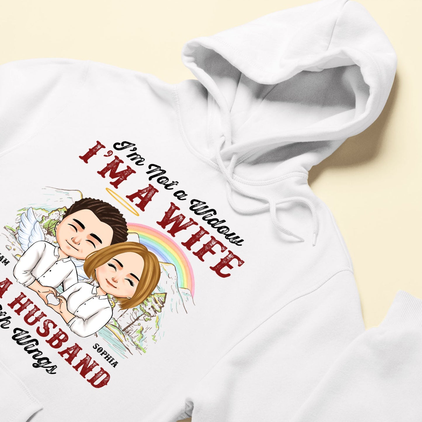 Wife To Husband With Wings - Personalized Shirt