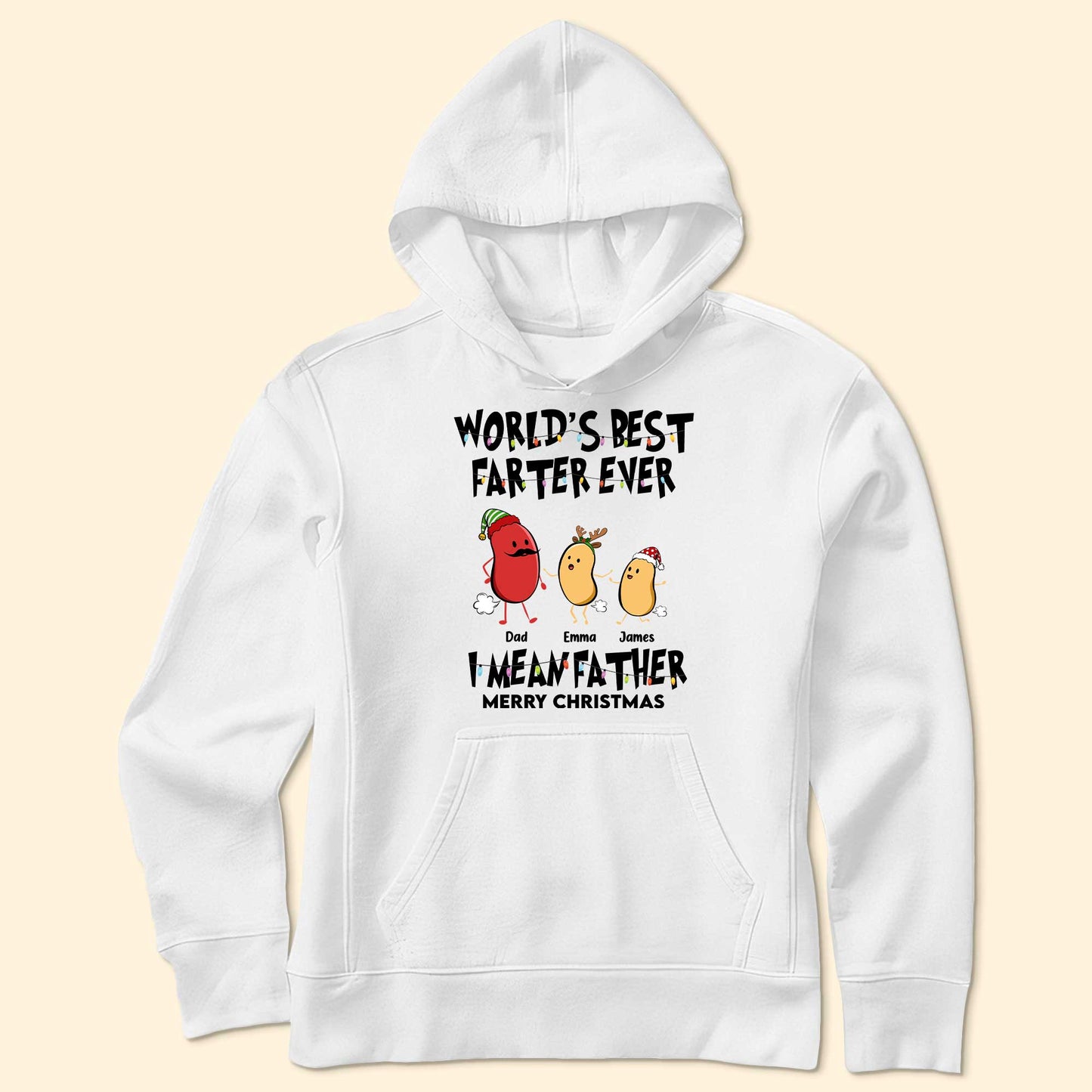 World's Best Farter Ever I Mean Father Christmas Ver - Personalized Shirt