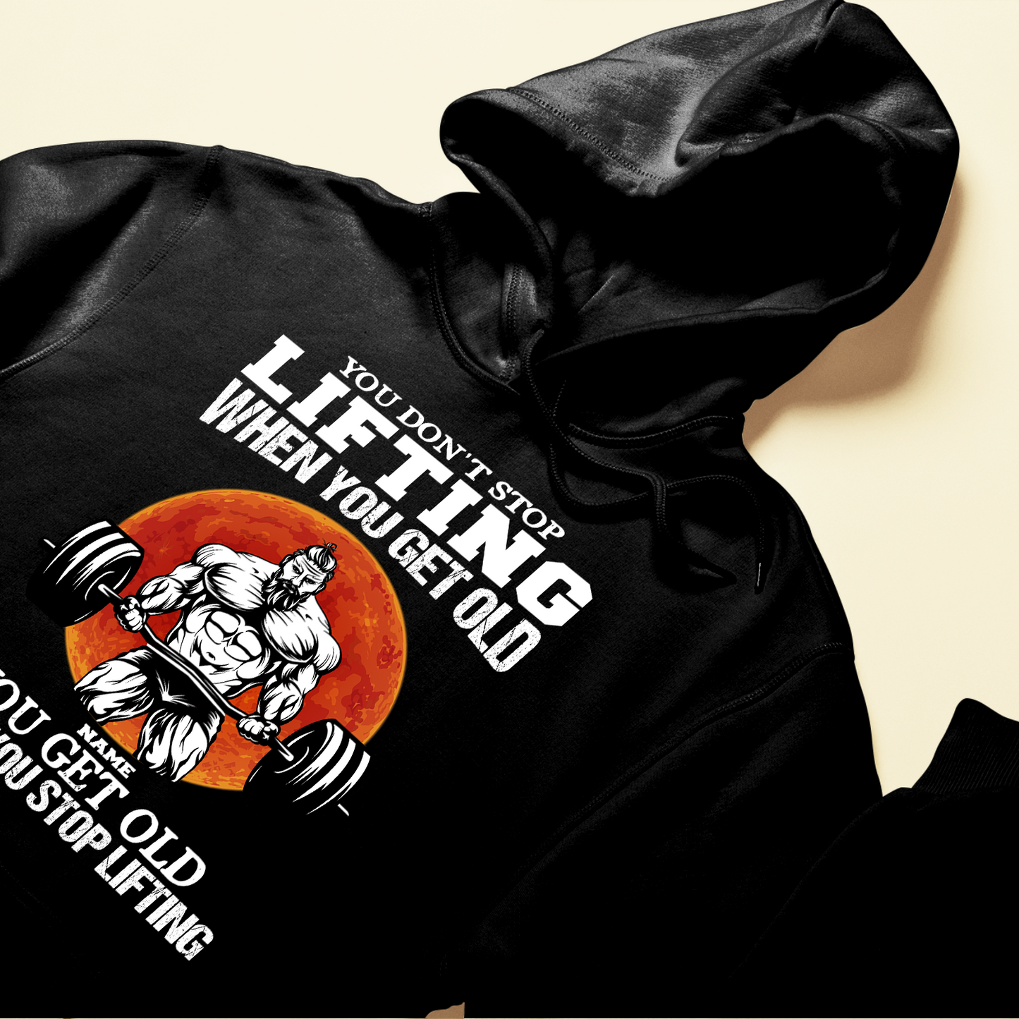 You Don't Stop Lifting - Personalized Shirt - Birthday Gift For Gymer - Old Man Lifting