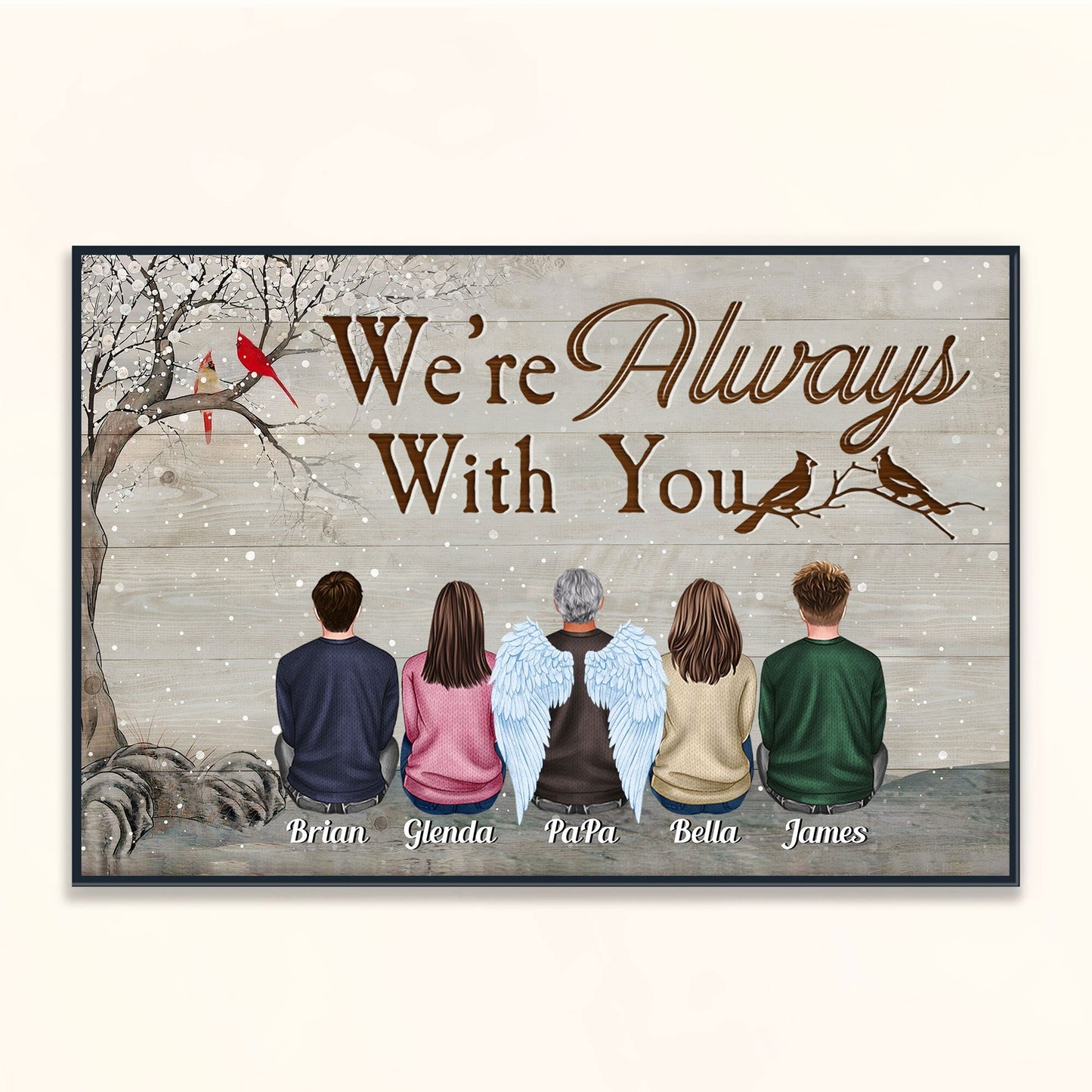 You Were One Of A Kind - Personalized Poster - Christmas Gift Memorial Poster For Family, Rememberance - Family Sitting