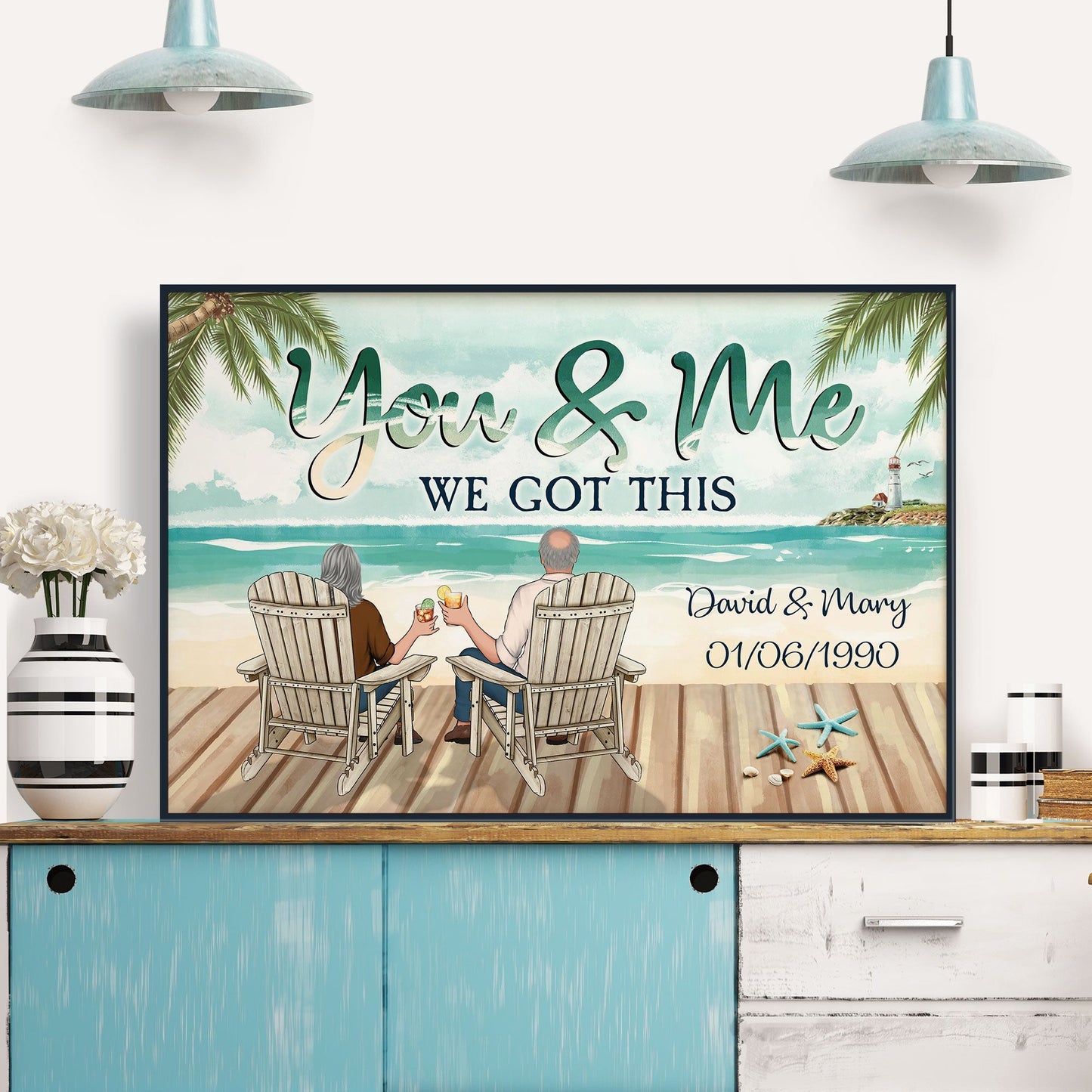 You & Me We Got This - Personalized Poster - Birthday Gifts For Wife, Husband