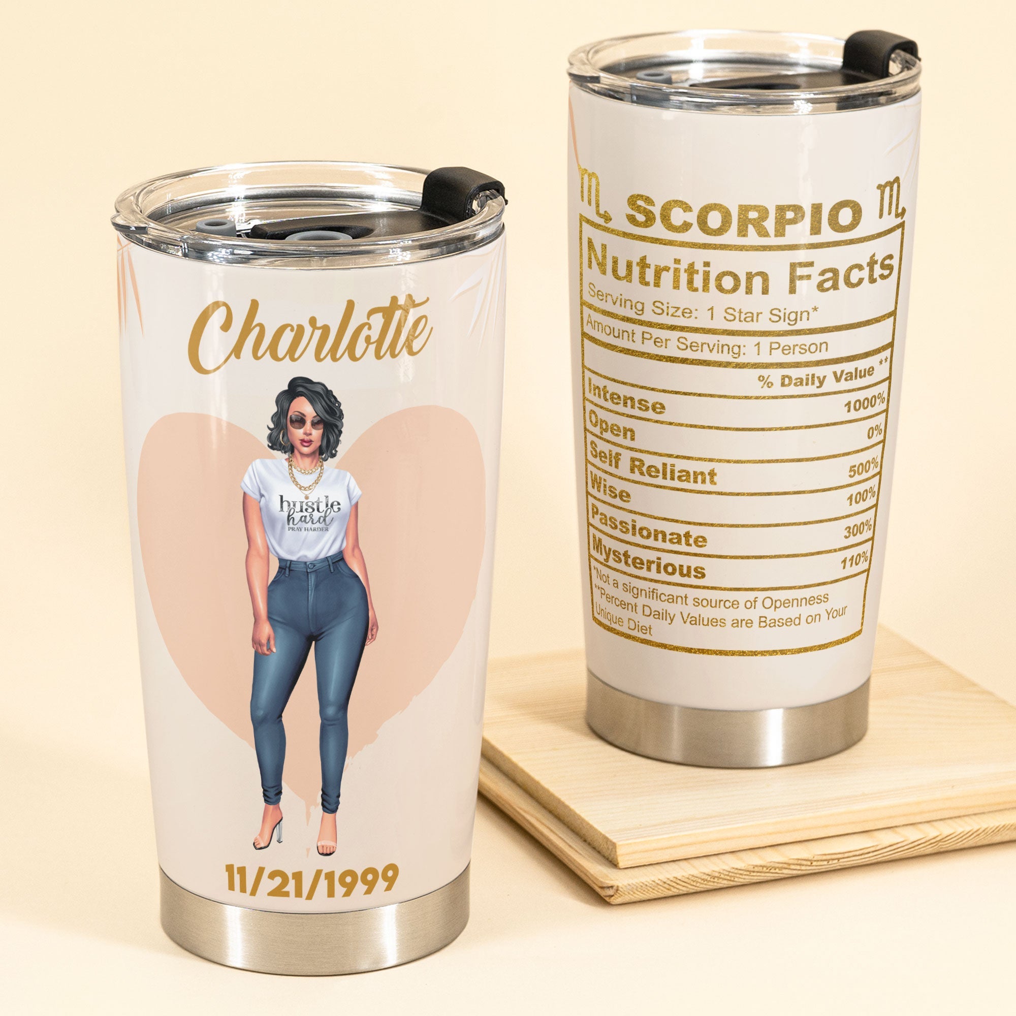 Zodiac Sign Acrylic Tumbler Cups with Straw – Always My Heart LLC