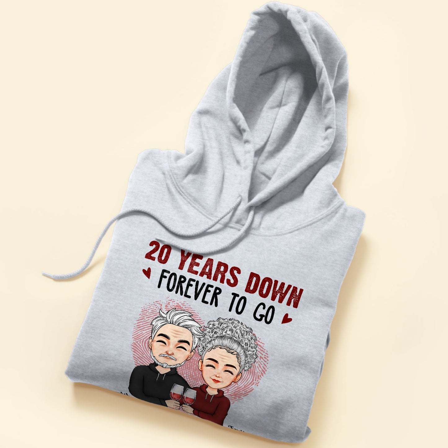 Years Down Forever To Go Ver 2 - Personalized Shirt