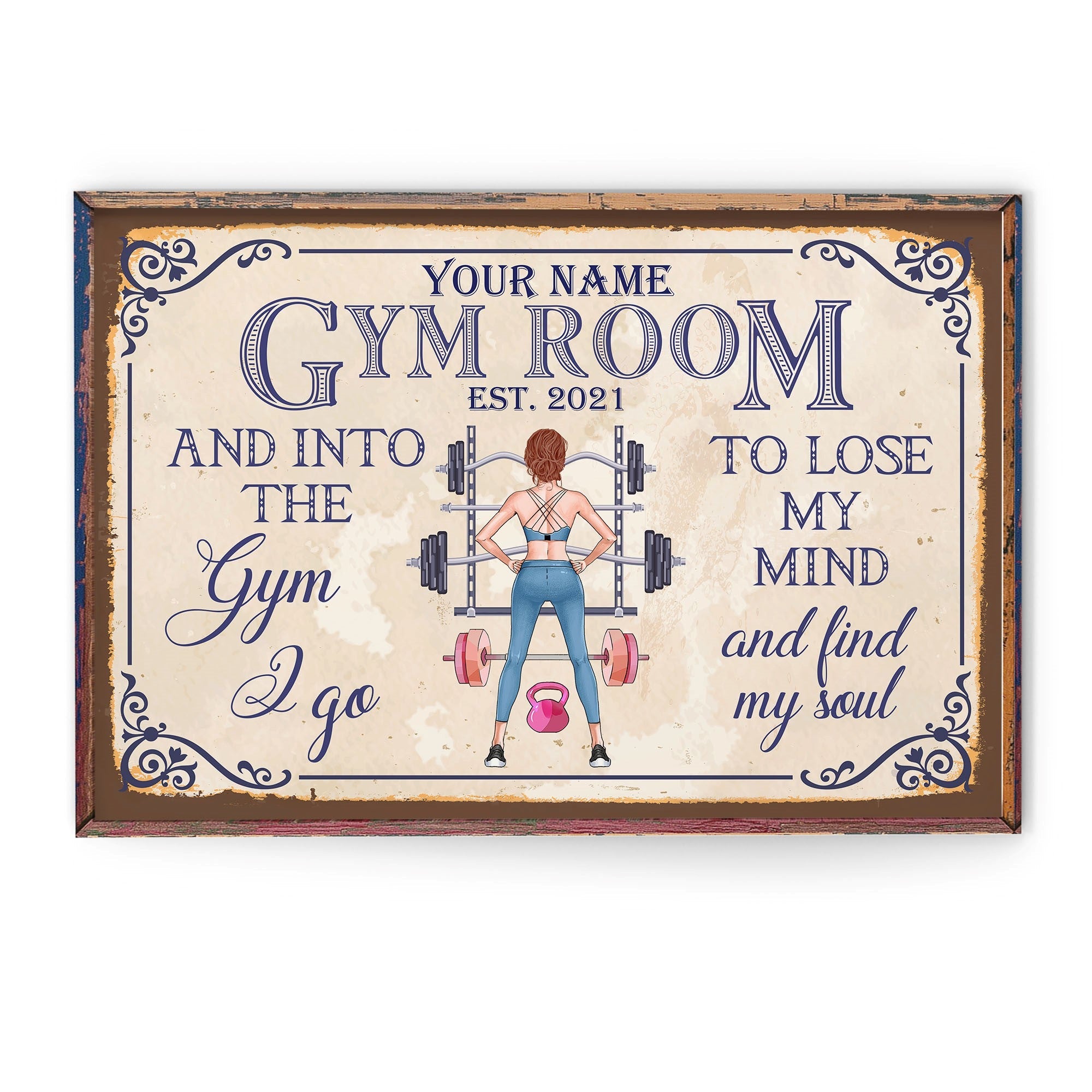 Gym Lover Gift Gym Is My New Girlfriend Workout Canvas Print / Canvas Art  by Jeff Creation - Fine Art America