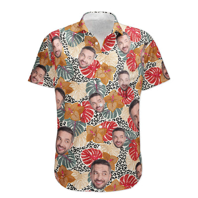 Custom Face - Personalized Photo Hawaiian Shirt