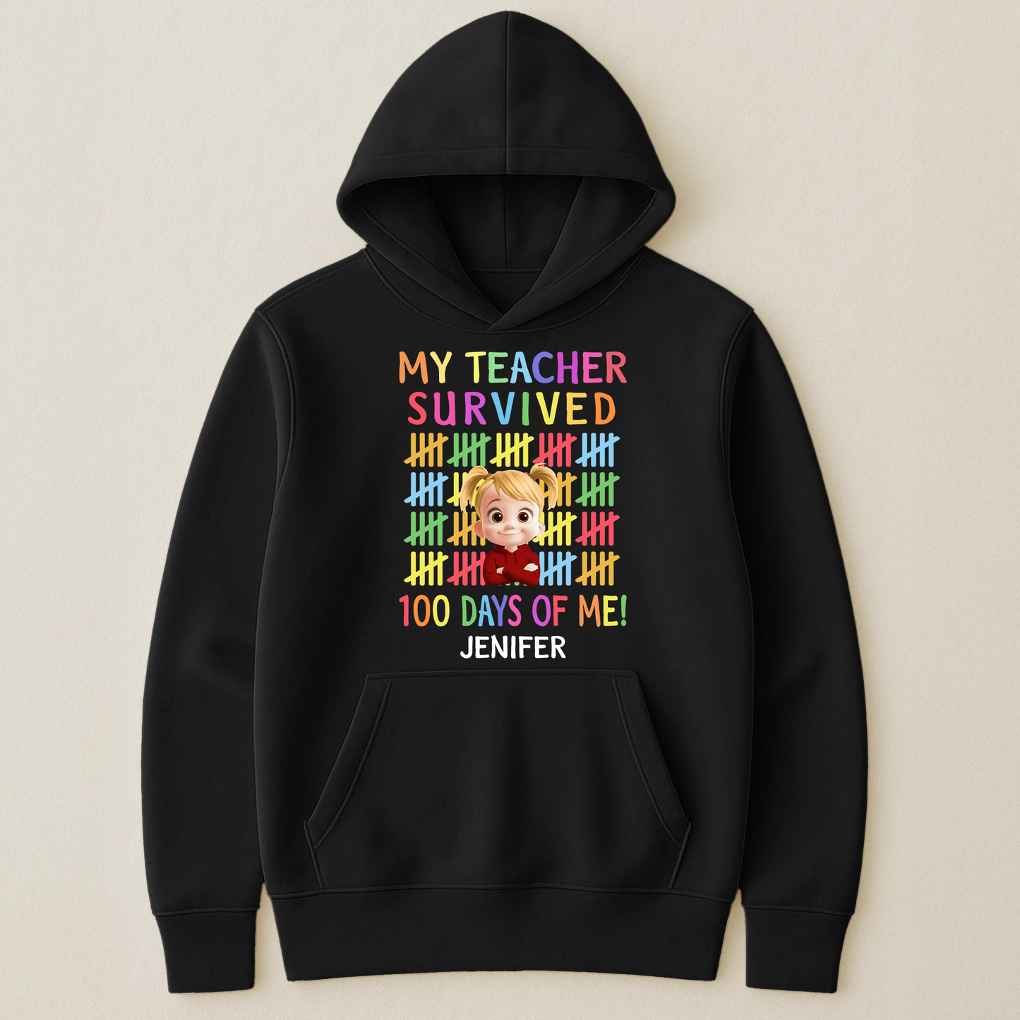 100 Days Of School School Boys Girls Kids Gift - Personalized Shirt