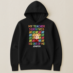 100 Days Of School School Boys Girls Kids Gift - Personalized Shirt