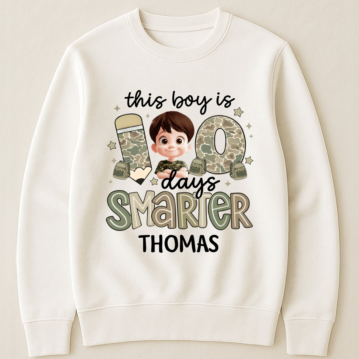 100 Days Smarter - Personalized Shirt