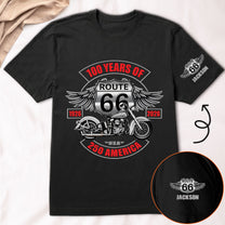 100 Years Of Route 66 250 America - Personalized Shirt
