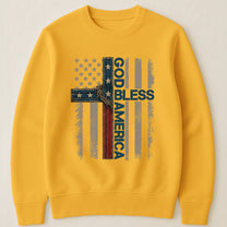 Cross God Bless America - Shirt