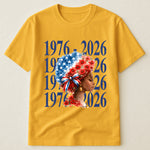 Black Woman Patriotic Afro - Shirt