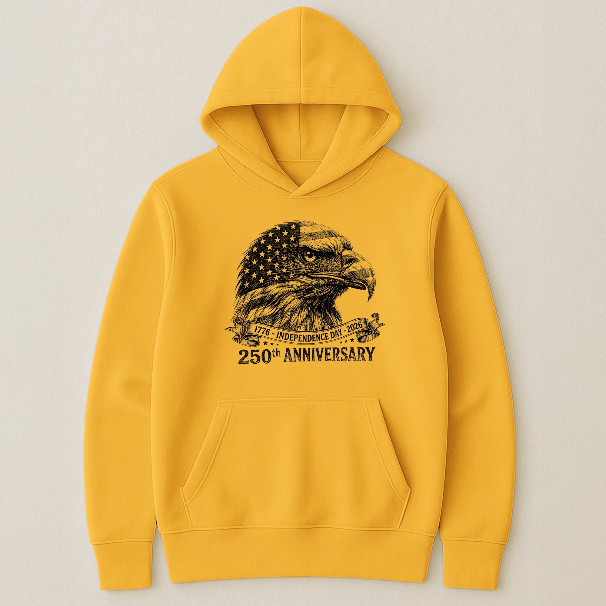 Bald Eagle Usa 250Th Anniversary Monochrome - Shirt