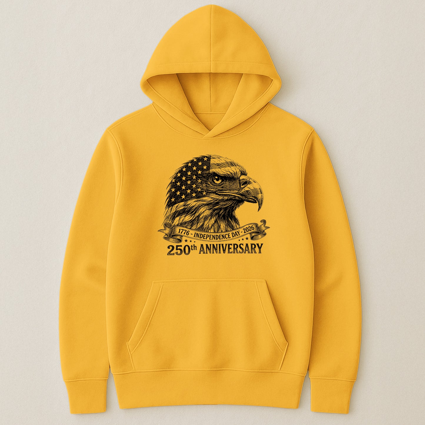 Bald Eagle Usa 250Th Anniversary Monochrome - Shirt