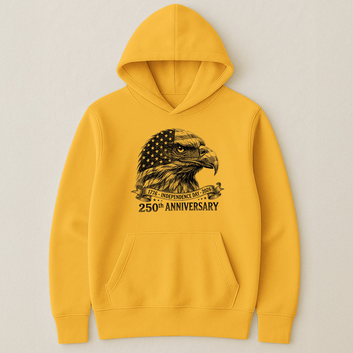 Bald Eagle Usa 250Th Anniversary Monochrome - Shirt