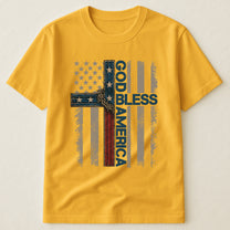 Cross God Bless America - Shirt