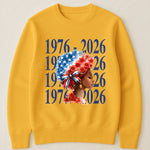 Black Woman Patriotic Afro - Shirt