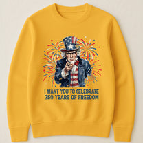 Patchwork Style Usa Uncle Sam Print - Shirt